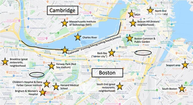 Living In Boston Brigham And Women S Hospital Department Of   Cambridge Area Map 768x420 